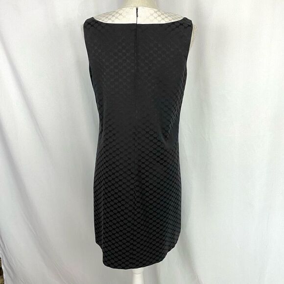 Michael Kors Dress Black Sheath White Trim Women’s 10 Mini Short Designer Jackie - Picture 3 of 16